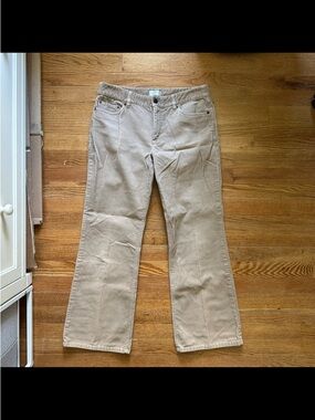 Ann Taylor loft corduroy low rise flare jeans